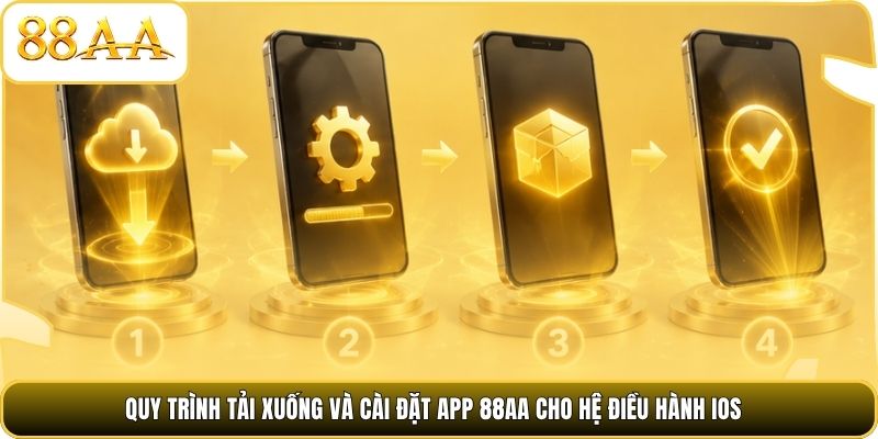 Quy trình tải xuống và cài đặt app 88AA cho hệ điều hành iOS